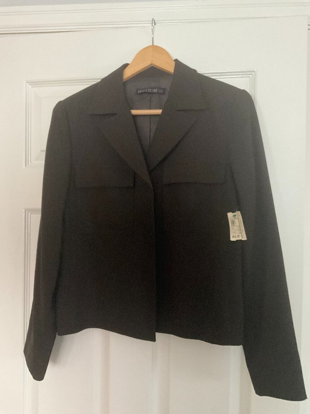 Lafayette vintage brown 100% wool Jacket NWT Size 6